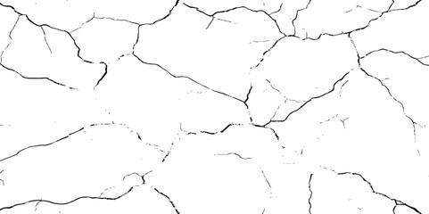 Abstract old wall grunge black and white concreate crack scratch in the wall  grunge texture background.
