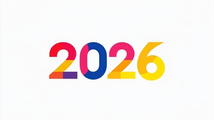 Vibrant 2026 New Year greeting
