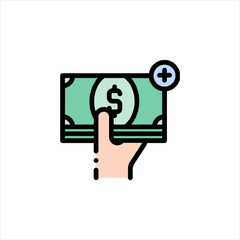 hand holding smartphone