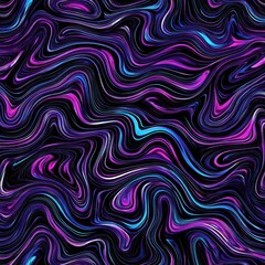 Fototapeta premium Dynamic abstract background with vibrant neon waves flowing in a seamless pattern creating a modern and energetic visual texture for creative projects