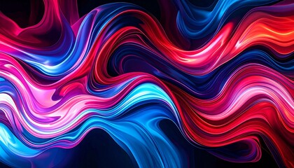 Fototapeta premium abstract colorful background with waves