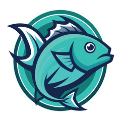 Abstract Fish Illustration