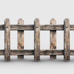 Naklejka premium Wooden fence 