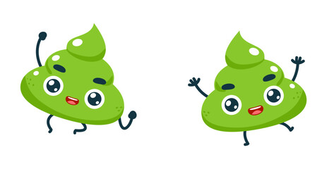 Set Cartoon images of Wasabi