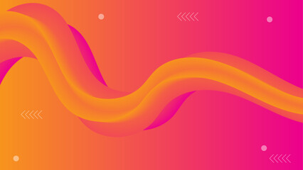 Digital 3D fluid shape with blue gradient background. Abstract art illustration. Modern Fluid Background.