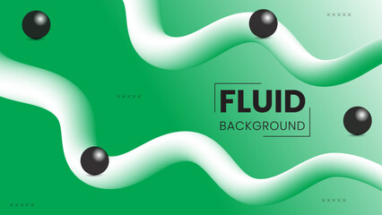 Digital 3D fluid shape with blue gradient background. Abstract art illustration. Modern Fluid Background.