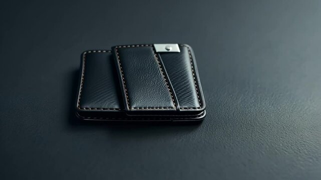 Minimalist wallet leather card holder slim rfid blocking front pocket wallets for men and women fashion