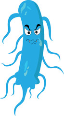 Illustration of vector graphic of germs, viruses, amoeba, bacteria which are evil, suitable for health and biology world.