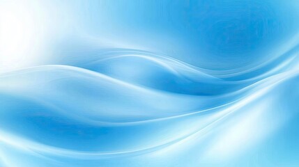 Abstract Light Blue Background with WaveLike Gradient Flowing Texture Design