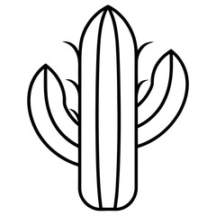 Naklejka premium Cactus Icon Design Festive Printable Graphics for Celebrations