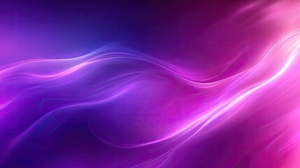 Naklejka premium Abstract pink purple flowing lines backdrop, smooth waves, bright light streaks design