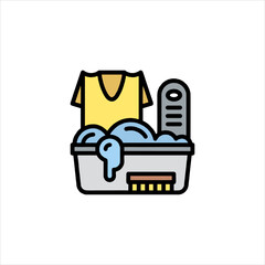 illustration of a chair with a pillow