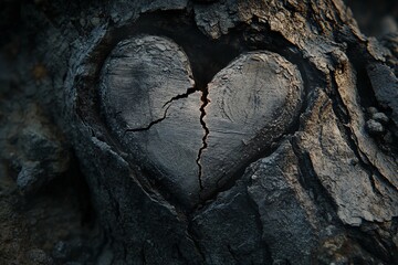 Cracked Tree Heart