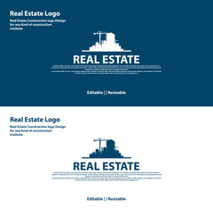 Real Estate Constructions Logo Design. Logo design