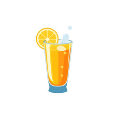 Fresh orange juice in glass with slice of orange juice drink citrus beverage summer drink healthy juice