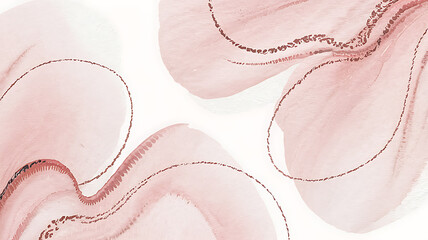 Elegant blush pink abstract watercolor art perfect for design projects sophisticated and serene beauty