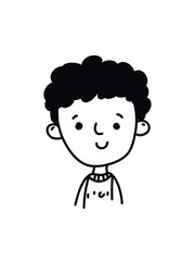  Simple illustration of a boy