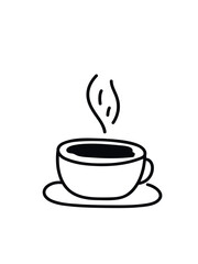 Minimalist linear coffee