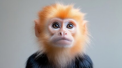 Obraz premium Close-up of a baby monkey