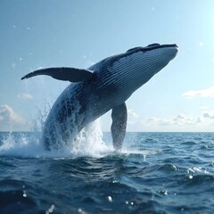 Fototapeta premium dolphin jumping out of water