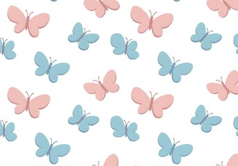 Pastel Flutter: A Butterfly Dance AI Generated