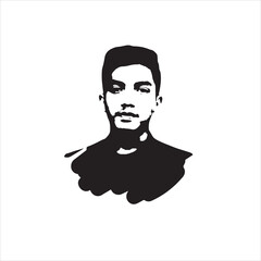 Abstract graffiti-style speech bubble graphic design.