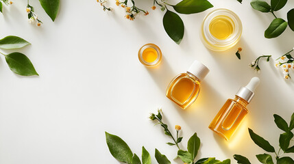 Natural cosmetics oils for skin care ai genrative