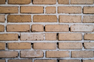 温かみのあるレンガが交互に並び、シンプルながらも心地よい印象を与える壁面がある。