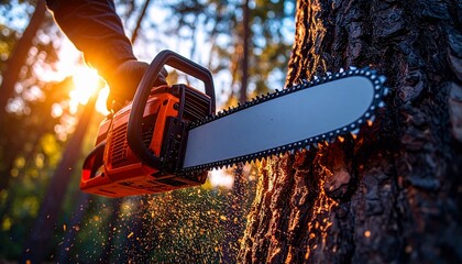 Fototapeta premium The detail of the blade highlights its sharpness and design. 