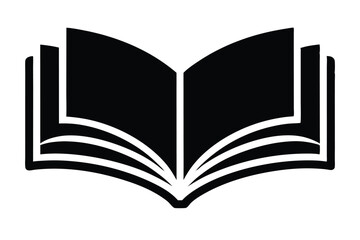 open book vector illustration