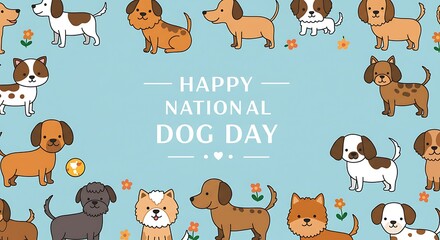 Fototapeta premium A Paw-some Celebration AI Generated