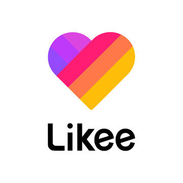 likee illustration. likee logo