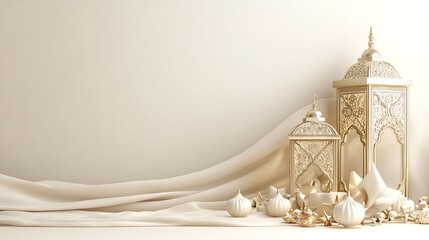 Golden Ramadan Lanterns  Sweets.