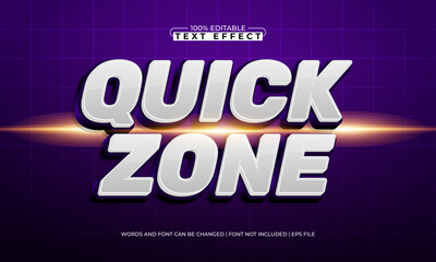 Obraz premium quick zone editable text effect with a fast and speed text style
