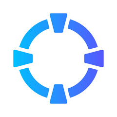 life guard gradient icon
