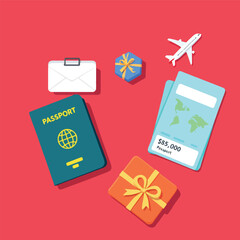 Vsai travel agency offering exciting holiday packages with passport, gifts, and airplane ticket