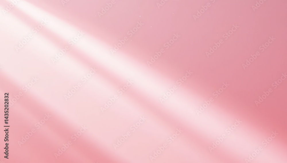 Poster soft light rays glimmering on pink background abstract art digital creation calm environment aesthet
