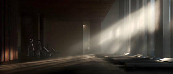 Modern Fitness Center Interior