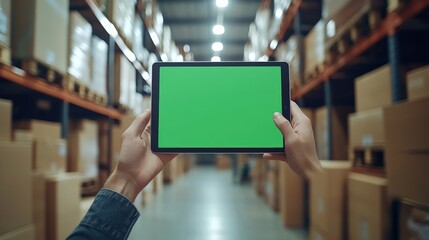 Warehouse inventory management using tablet