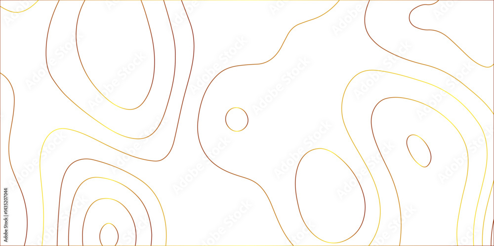 Poster abstract background with topographic map white background. the stylized height of the topographic ma