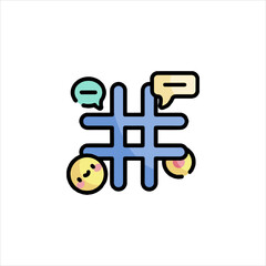 Icon representing connection or network diagram