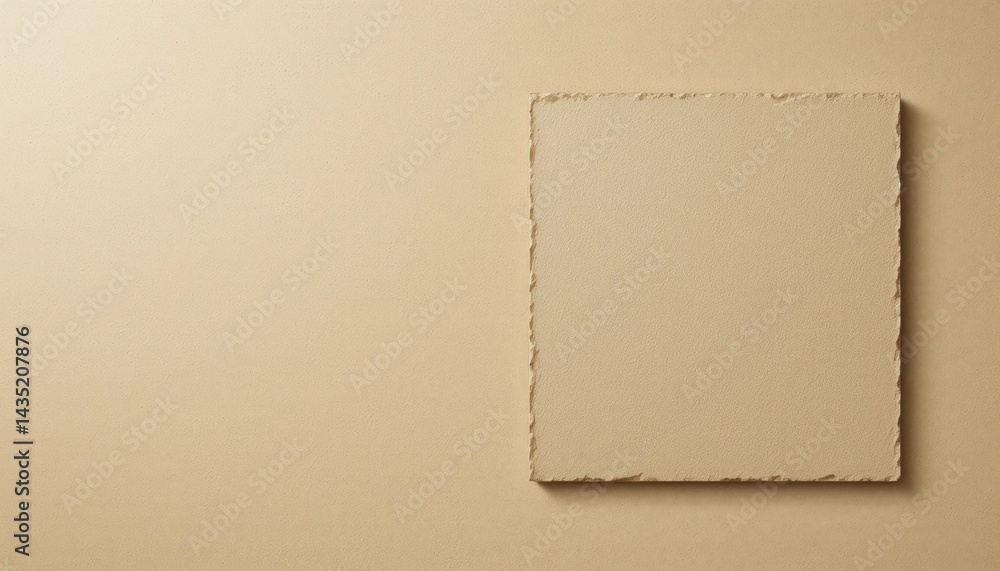 Poster Artistic display of textured canvas studio image minimalist close-up abstract creativity