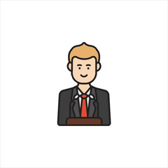 businessman in a suit