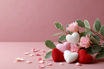Romantic Valentines Day Heart Bouquet Arrangement