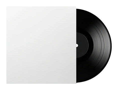 PNG Vinyl record album cover minimalist design blank.