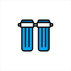 Water filter system purifying drinking water in home for clean and healthy lifestyle, promoting sustainability and environmental consciousness.