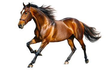 Obraz premium king horse handsome muscle full body detailed like paintis isolated on transparent background