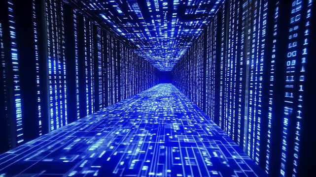 binary code tunnel
