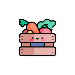 Vegetable Crate Icon