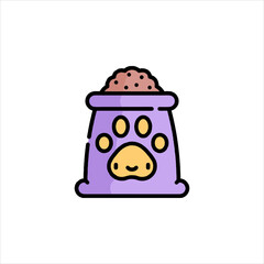 Pet Food Bag Icon